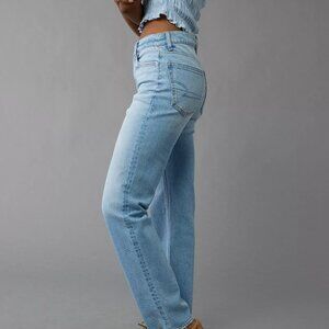 Women's AE Stretch Super High-Waisted Straight Jean